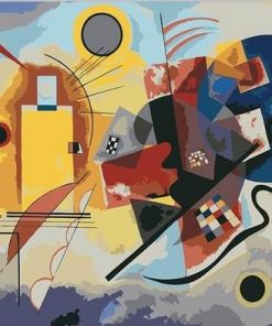 Wassily Kandinsky Yellow Red Blue - Abstract Paint By Number