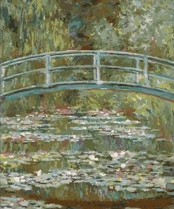 Bridge over a Pond of Water Lilies Claude Monet - Landscape Paint By Number