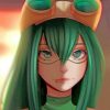 My Hero Academia Tsuyu Asui paint by numbers