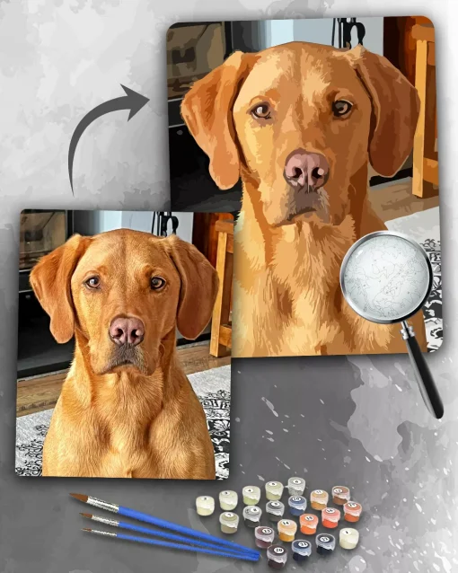 Custom Paint By Numbers​ Pets